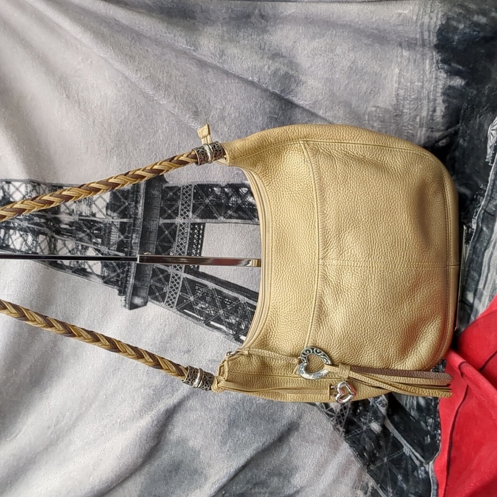 Brighton Gold leather purse